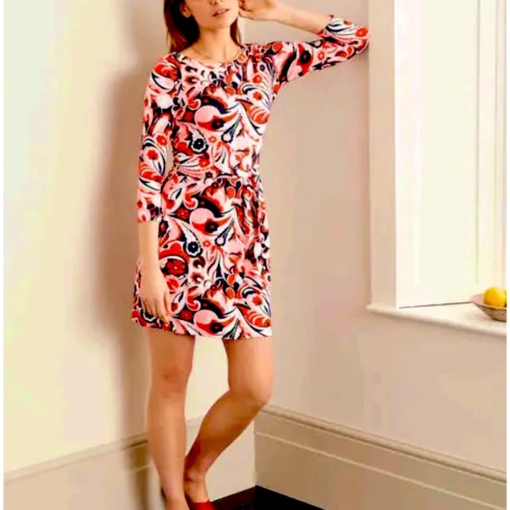 Boden Sylvia Marion Tunic tie dress sz 10